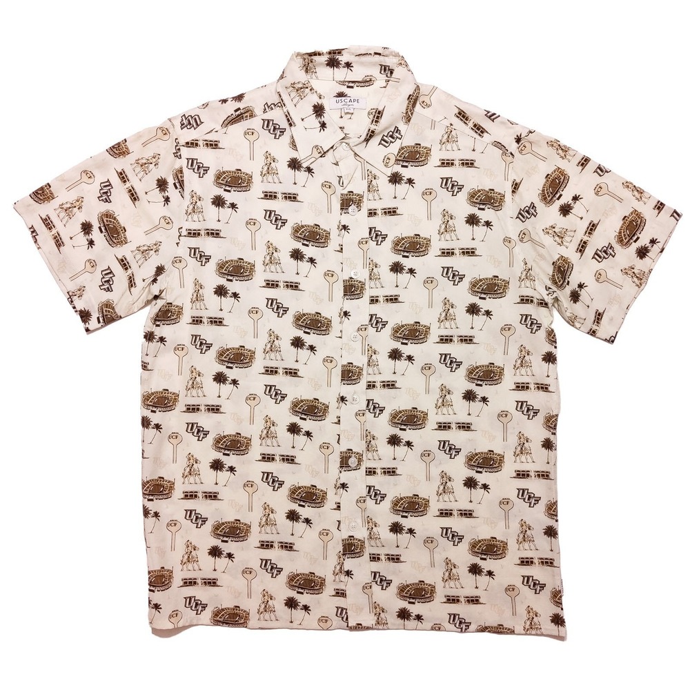 USCAPE‎ Mayor UCF Knights Hawaiian Shirt "Tommy Bahama" Style Medium M